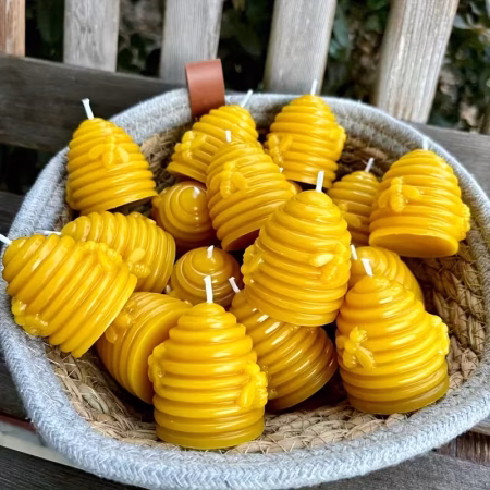 Candela Artigianale con pura cera d'api